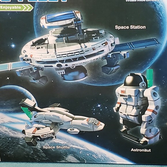 STEM 6 in 1 Solar Rechargeable Space Fleet Robots Learning Kit DIY Science NEW - Picture 8 of 8